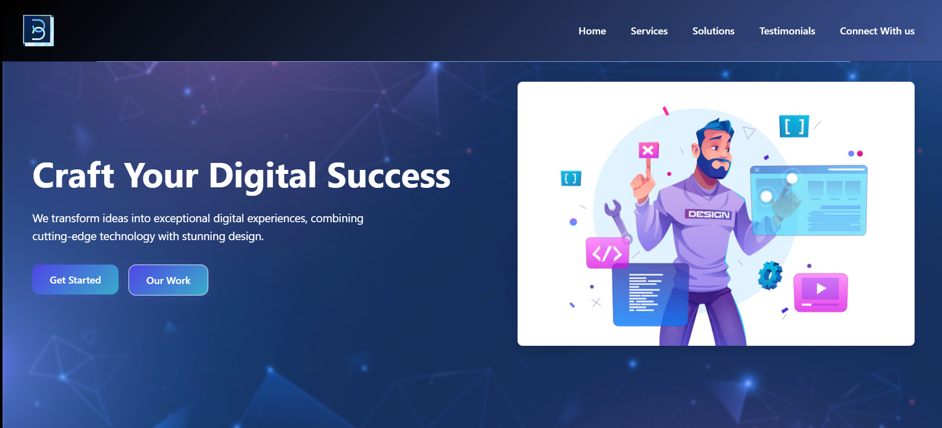 Byte Sphere Digital website preview